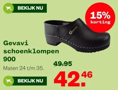 Aanbieding: Schoenklompen 900