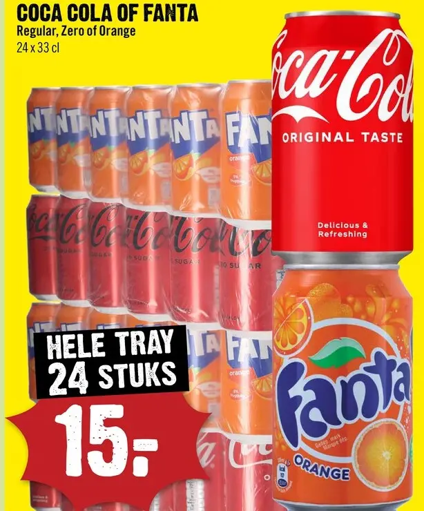 Aanbieding: Coca Cola or Fanta