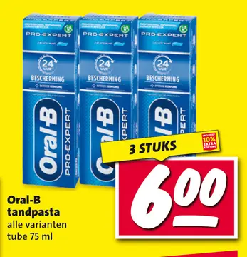 Aanbieding: Oral-B tandpasta