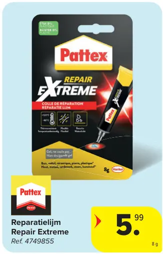 Promotie: Reparatielijm Repair Extreme