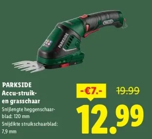 Aanbieding: Accu-struik- en grasschaar