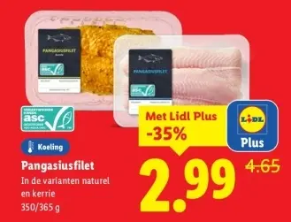 Aanbieding: Pangasiusfilet