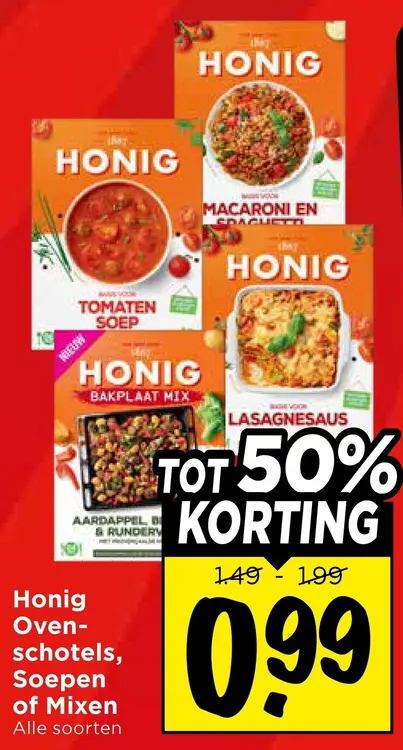 Aanbieding: Honig Ovenschotels, Soepen of Mixen