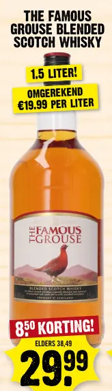 Aanbieding: The famous grouse blended scotch whisky