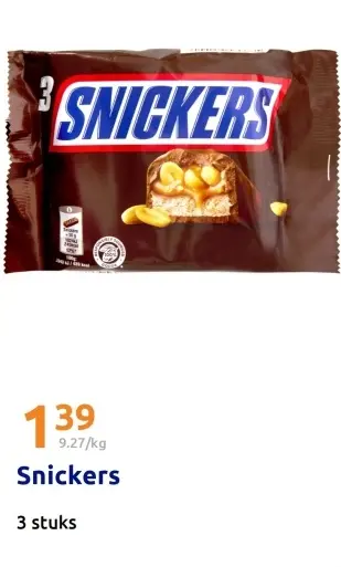 Aanbieding: Snickers