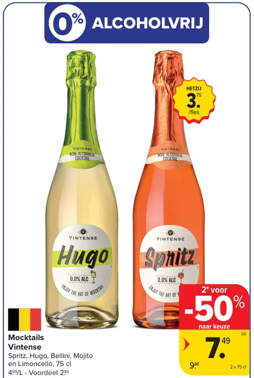 Promotie: Mocktails Vintense
