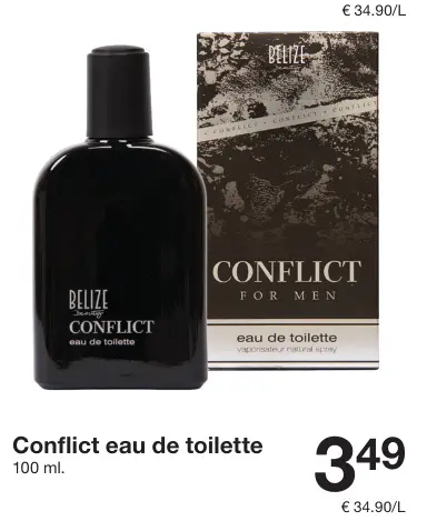 Aanbieding: Conflict eau de toilette