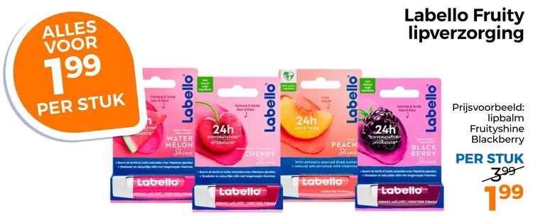 Aanbieding: Lipbalm Fruityshine Blackberry