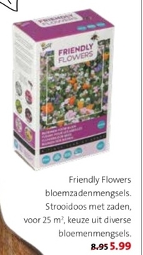 Aanbieding: Friendly Flowers bloemzadenmengsels 