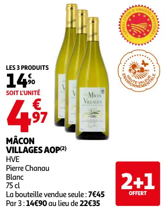 Promotie: Mâcon villages aop