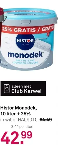 Aanbieding: Histor Monodek