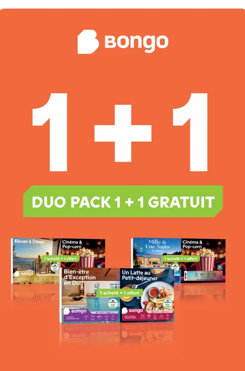 Offre: Bongo duo pack 1+1 gratuit