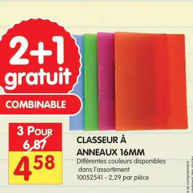 Offre: Chemise à élastiques a4