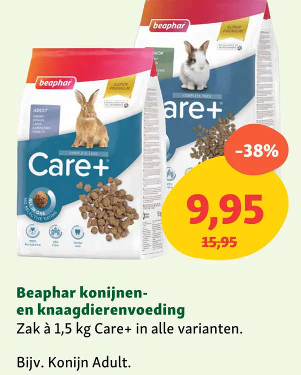 Aanbieding: Beaphar konijnen- en knaagdierenvoeding