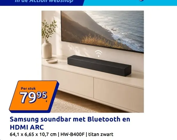 Aanbieding: Samsung soundbar met Bluetooth en HDMI ARC