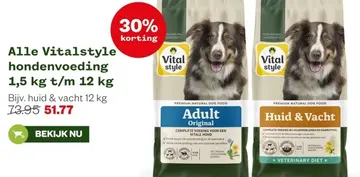 Aanbieding: Alle Vitalstyle hondenvoeding