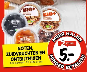 Aanbieding: Noten, zuidvruchten en ontbijtmixen
