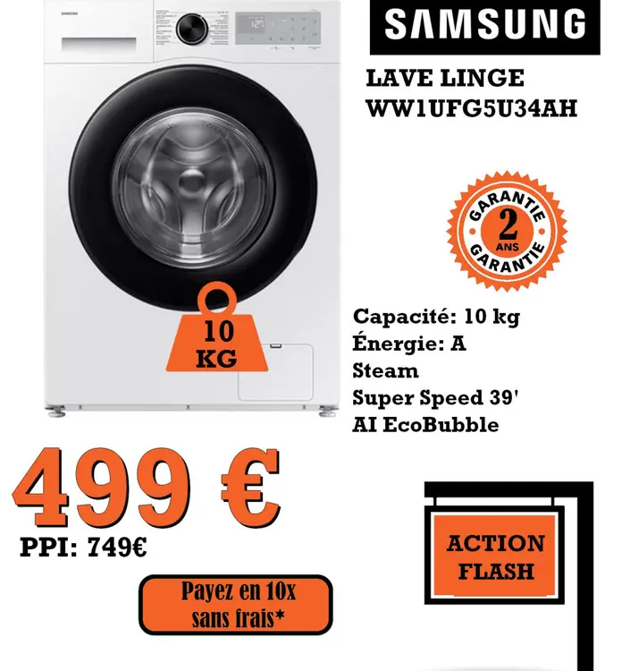 Promotie: Lave linge ww1ufg5u34ah