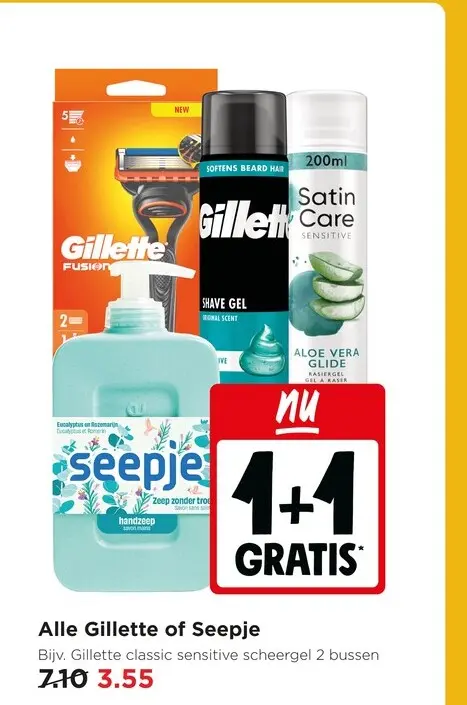 Aanbieding: Alle Gillette of Seepje