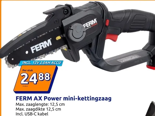 Aanbieding: AX Power mini-kettingzaag