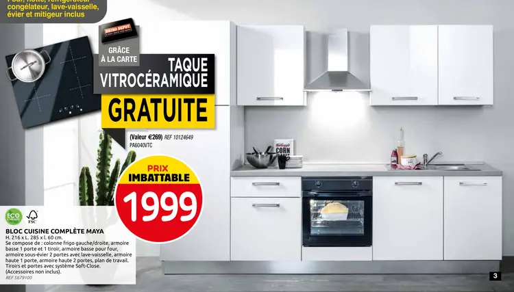 Promotie: Bloc cuisine complète maya