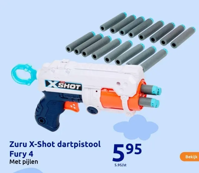 Aanbieding: X-Shot dartpistool Fury 4