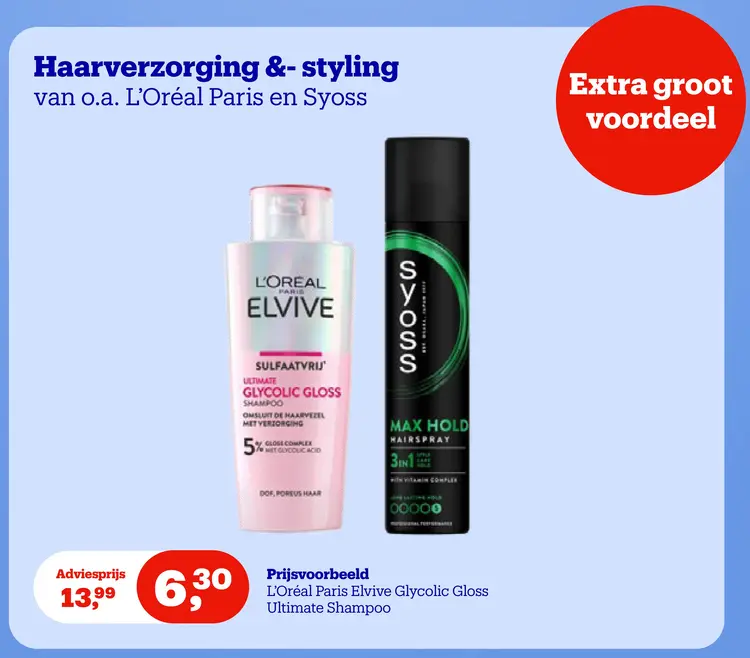 Promotie: Haarverzorging & -styling