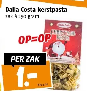 Aanbieding: Dalla Costa kerstpasta