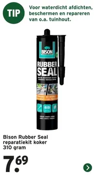 Aanbieding: Bison Rubber Seal reparatiekit koker