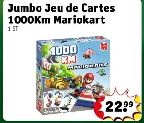 Offre: Jumbo Jeu de Cartes 1000Km Mariokart