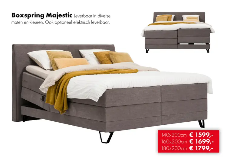 Promotie: Majestic boxspring
