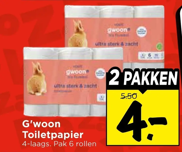 Aanbieding: Toiletpapier