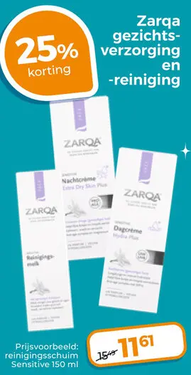 Aanbieding: Zarqa gezichtsverzorging en -reiniging