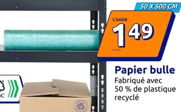 Offre: Papier bulle