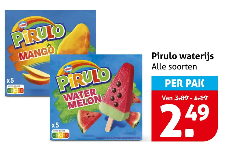 Aanbieding: Pirulo waterijs