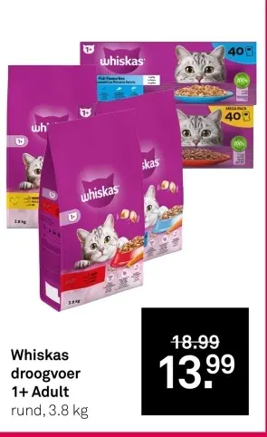 Aanbieding: droogvoer 1+ Adult