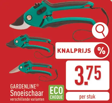 Promotie: Snoeischaar