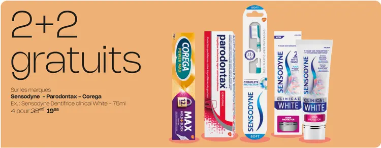 Offre: Dentifrice clinical White