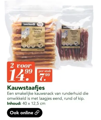 Aanbieding: Kauwstaafjes