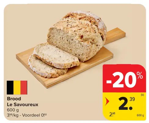 Promotie: Brood Le Savoureux