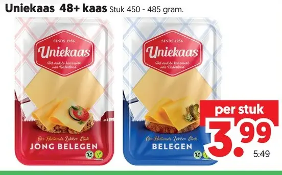 Aanbieding: Uniekaas 48+ kaas