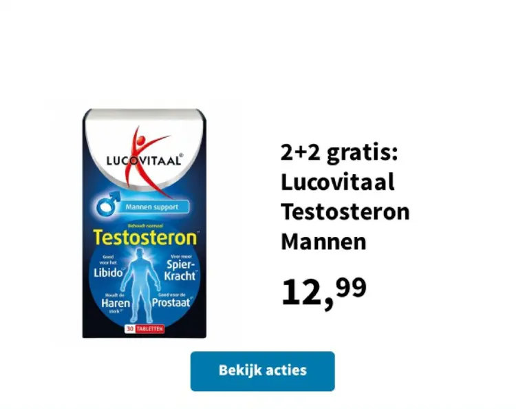 Promotie: Testosteron Mannen