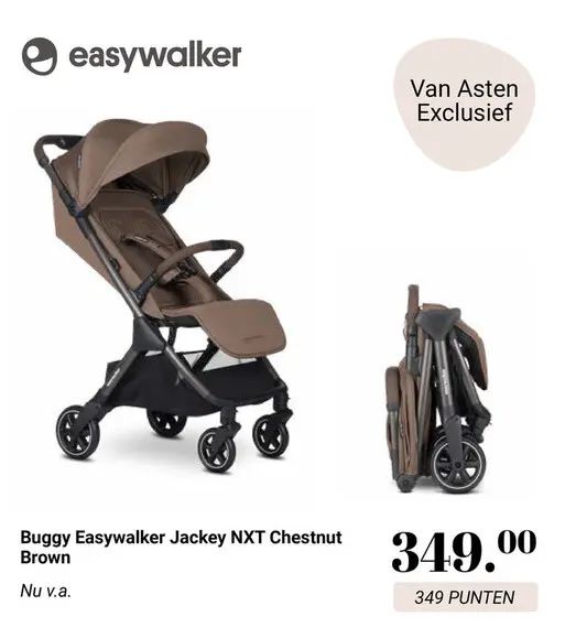 Aanbieding: Buggy Easywalker Jackey NXT Chestnut Brown