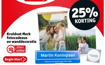 Aanbieding: Kruidvat Merk fotocadeaus en wanddecoratie