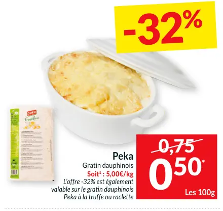 Offre: Gratin dauphinois
