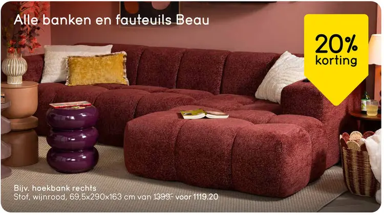 Aanbieding: Alle banken en fauteuils