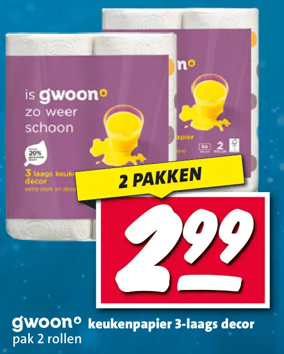 Aanbieding: keukenpapier