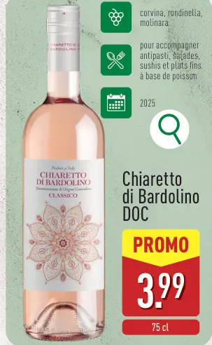 Offre: Chiaretto di Bardolino DOC