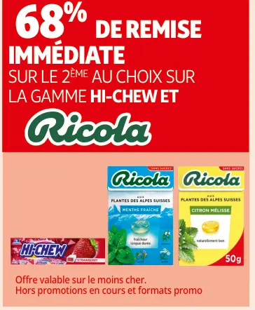 Offre: HI-CHEW & Ricola