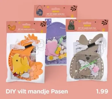 Aanbieding: DIY vilt mandje Pasen